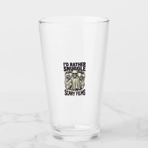 Verre Chemise Câlin Horreur Nuit de Film de Crâne Fantôm