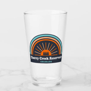 Verre Cherry Creek Réservoir Colorado Rainbow