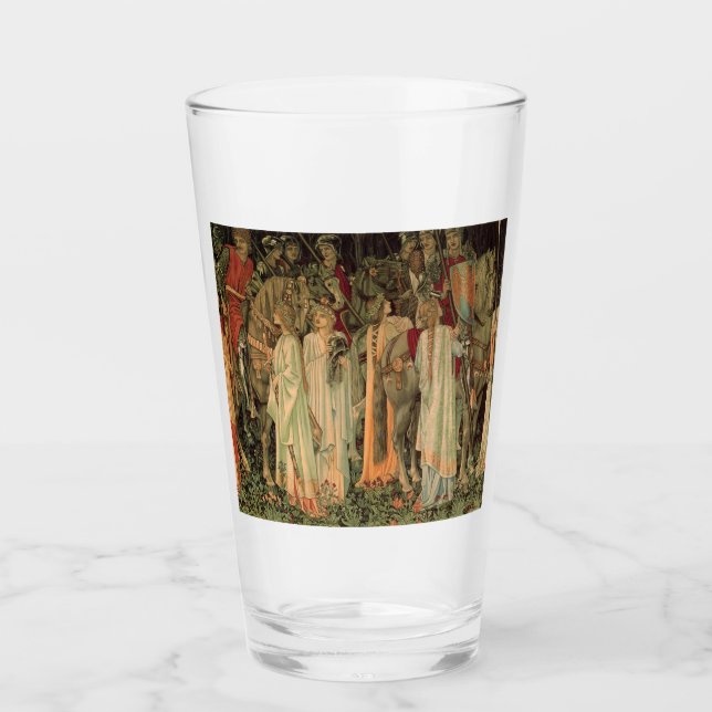 Verre Chevaliers médiévaux de la Table Ronde (Devant)