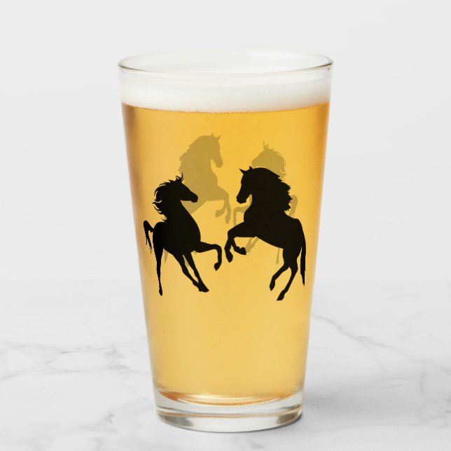 Verre Chevaux (Devant (rempli))