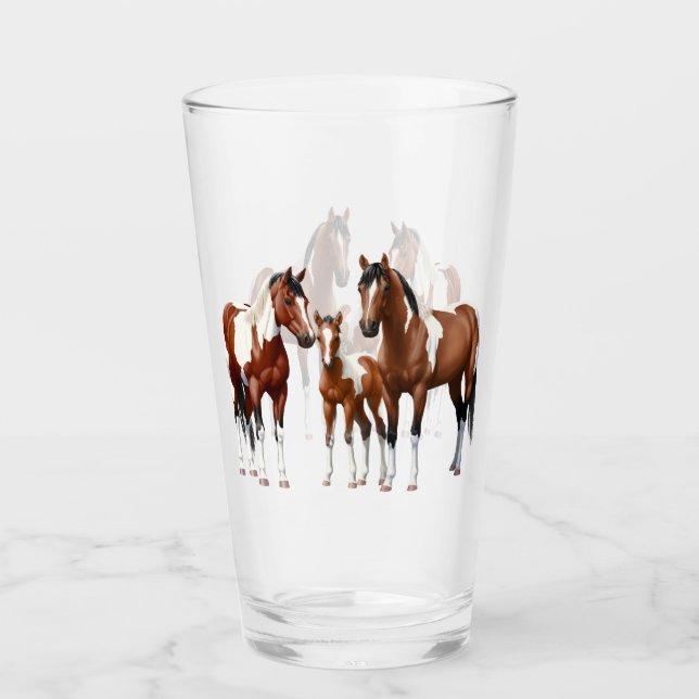 Verre Chevaux du quartier de Peinture de Baie Pinto (Devant)