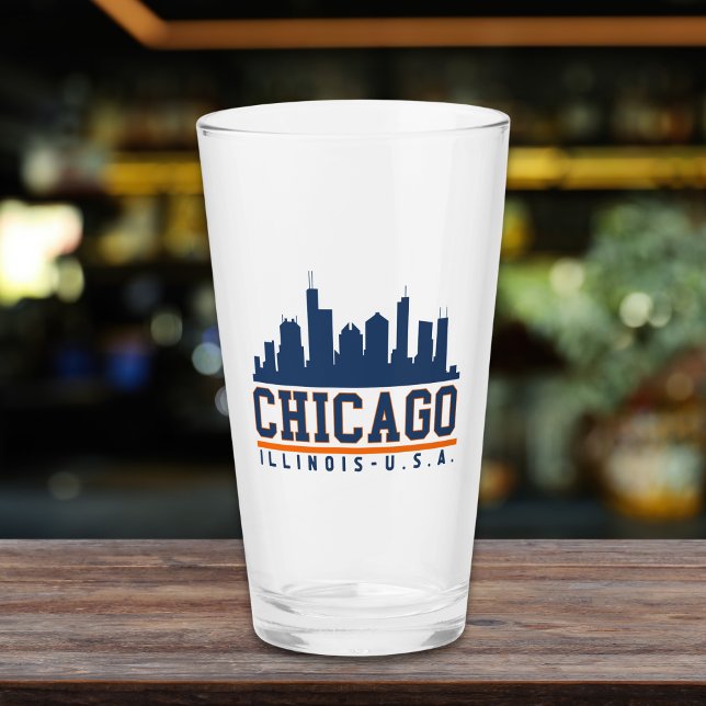 Verre Chicago, Illinois Architectural Skyline (Créateur téléchargé)