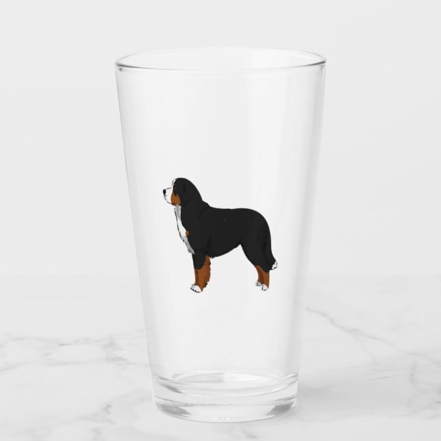 Verre Chien de montagne bernois (Devant)