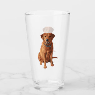 Verre Chien du Labrador jaune rouge renard