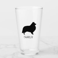 Chien Shetland Sheepdog Silhouette Shelette Chien 