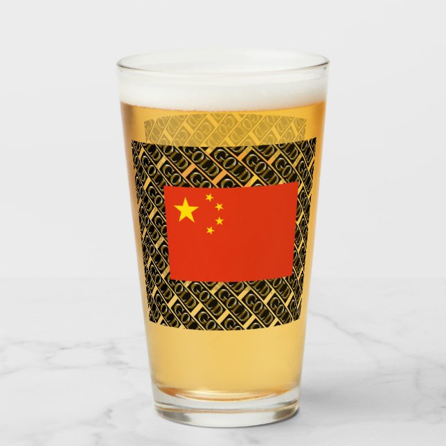 VERRE CHINE (Devant (rempli))