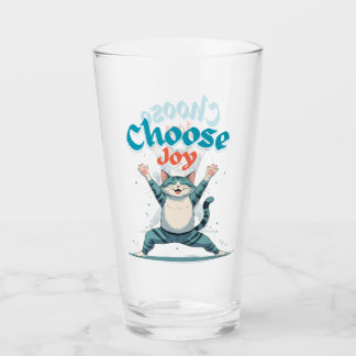 Verre Choose Joy-Tiger Drinking Glass