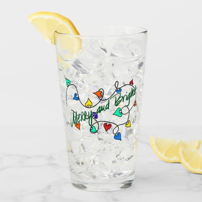 Verre Christmas lights (Devant glace)