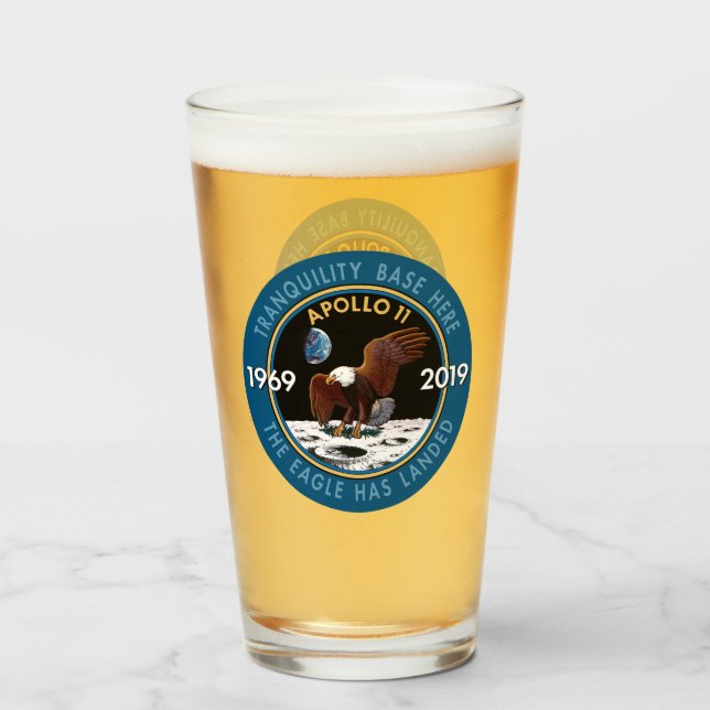 Verre Cinquantième insignes de correction de mission (Devant (rempli))