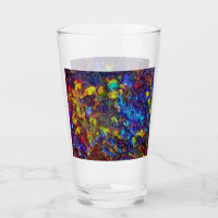Cire colorée fondue