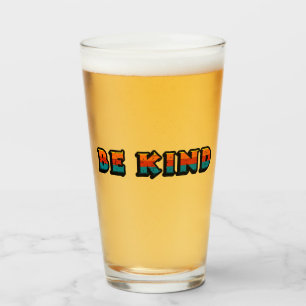 Verre Citation Colorée Affirmative Soyez Génial
