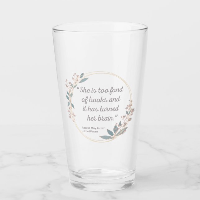 Verre Citation de Little Women II - Style mignon (Devant)