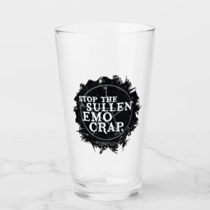 Verre Citation surnaturelle "Emo"