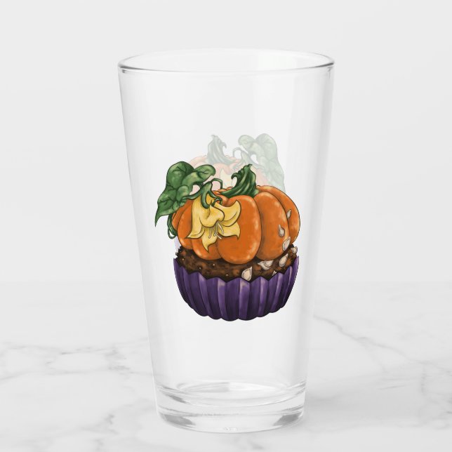 Verre Citrouille Cupcake (Dos)