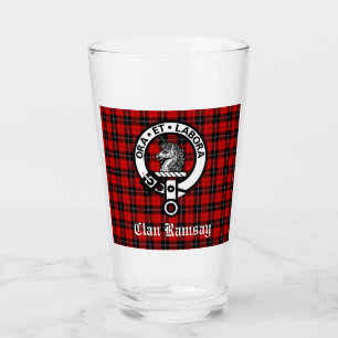 Verre Clan écossais Ramsay Crest Badge & Tartan