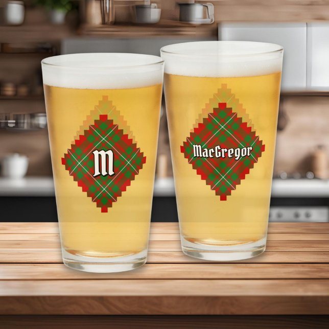 Verre Clan Gregor Tartan (Créateur téléchargé)