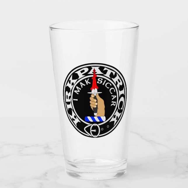 Verre Clan Kirkpatrick "I MAK SICCAR" 16oz Tumbler en ve (Devant)