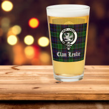 Clan Leslie Crest Badge et Tartan