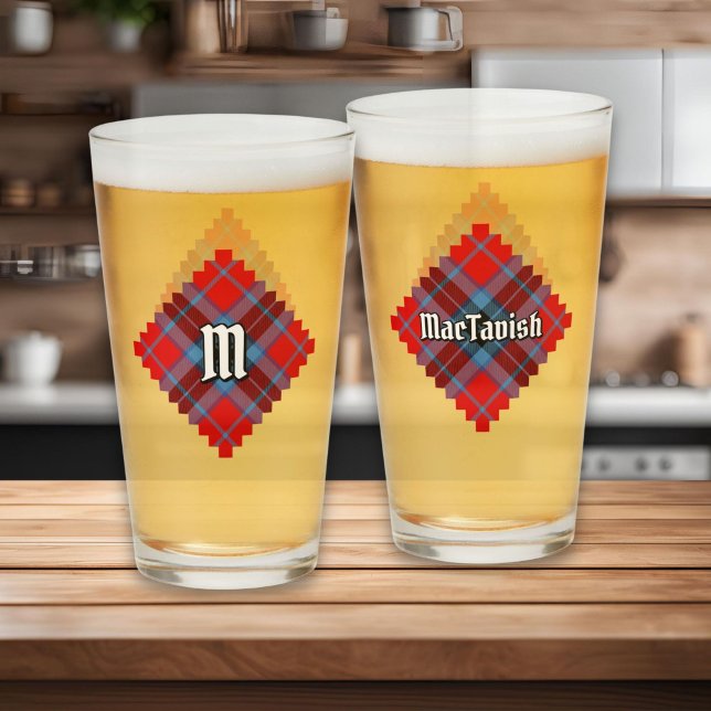 Verre Clan MacTavish Tartan (Créateur téléchargé)