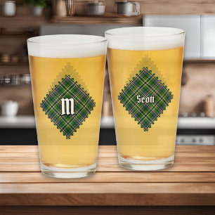 Verre Clan Scott Green Tartan Glass