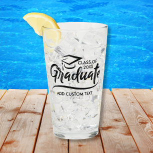 Verre Classe de l'année 20XX cadeau cadeau de fête Gradu