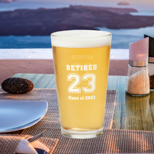 Verre Classe retraitée de 2023 Collegiate Sports Couleur