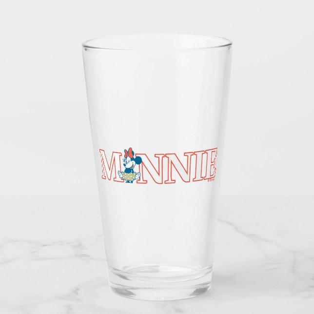 Verre Classic Minnie Name Banner (Devant)