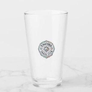 Verre Club de voyage licorne Création originale Zazzle_1