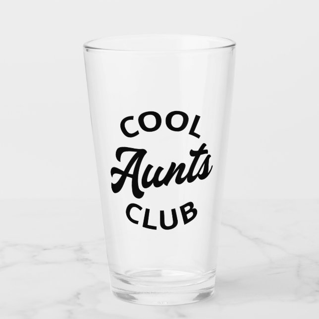 Verre Club des Aunts cool I (Devant)