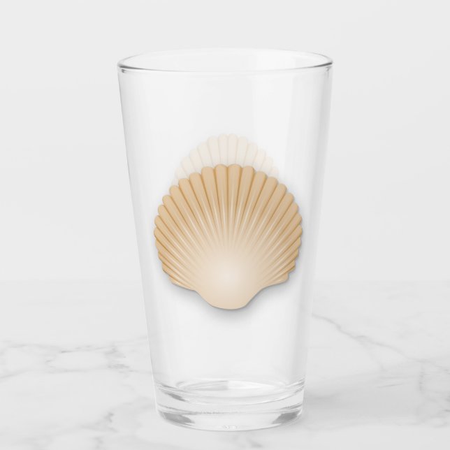 Verre Coastal Tan Scallopus (Devant)
