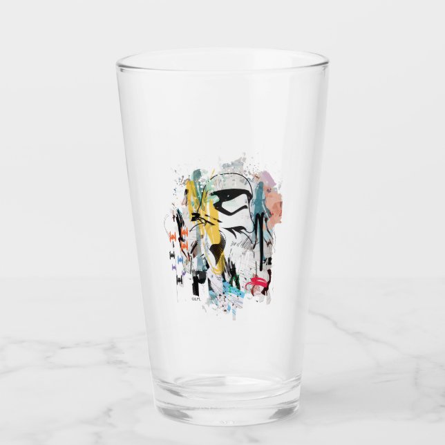 Verre Collage de graffiti de stormtrooper (Devant)