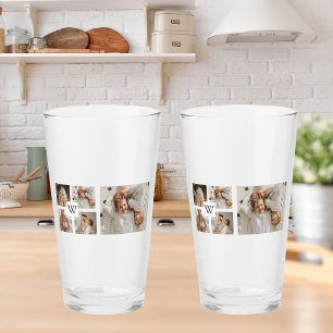 Verre Collage minimaliste tendance Pères Photo Papa Cade