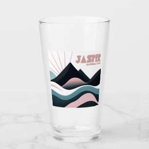Verre Collines colorées du parc national Jasper