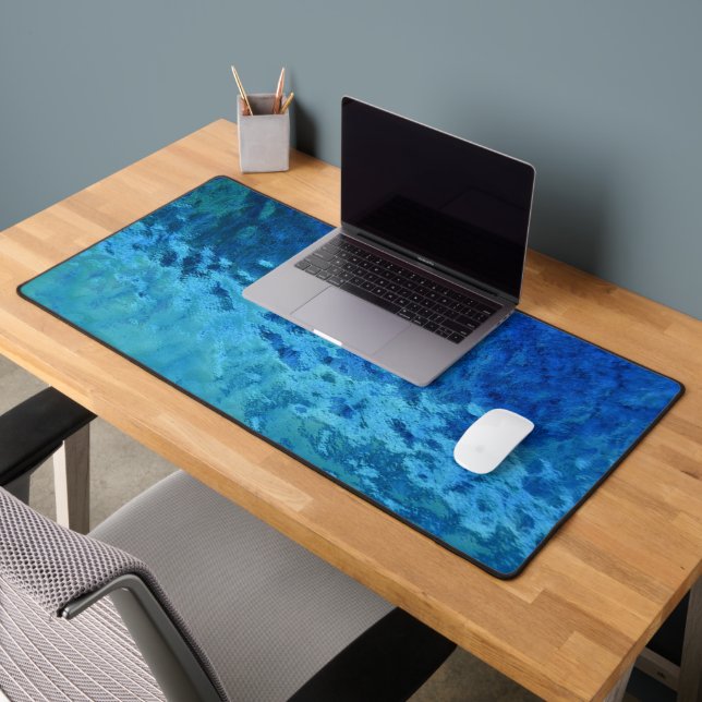 Verre coloré bleu et aqua (Bureau 2)