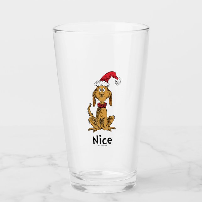 Verre Comment Grinch Stol Christmas | Max est Nice (Devant)