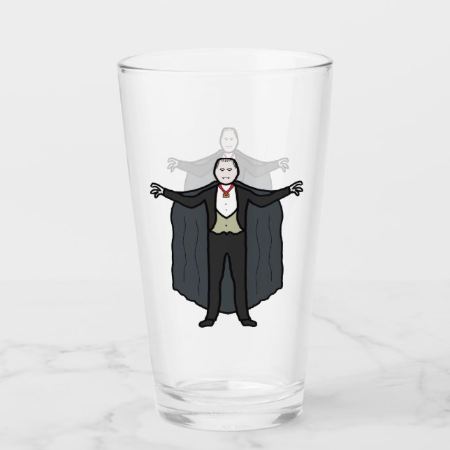 Verre Comte Dracula Vampire (Devant)