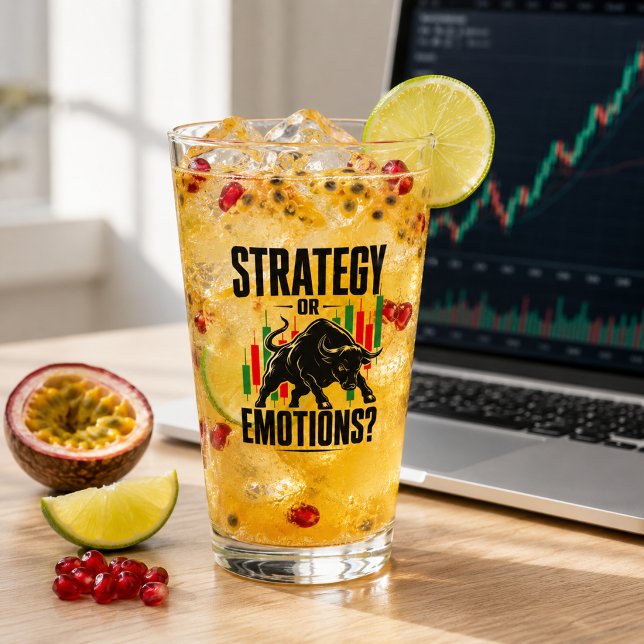 Verre Conception de mentalité de trading de taureau Stra (Créateur téléchargé)