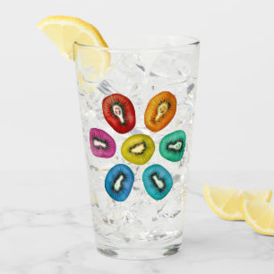 Verre Conception de Motif Kiwi Multicolor