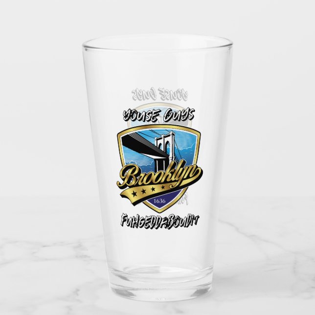 Verre Conception du logo Brooklyn Swoosh (Devant)