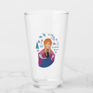 Verre Congelé 2 Aquarelle Anna "Coeur Radiant"