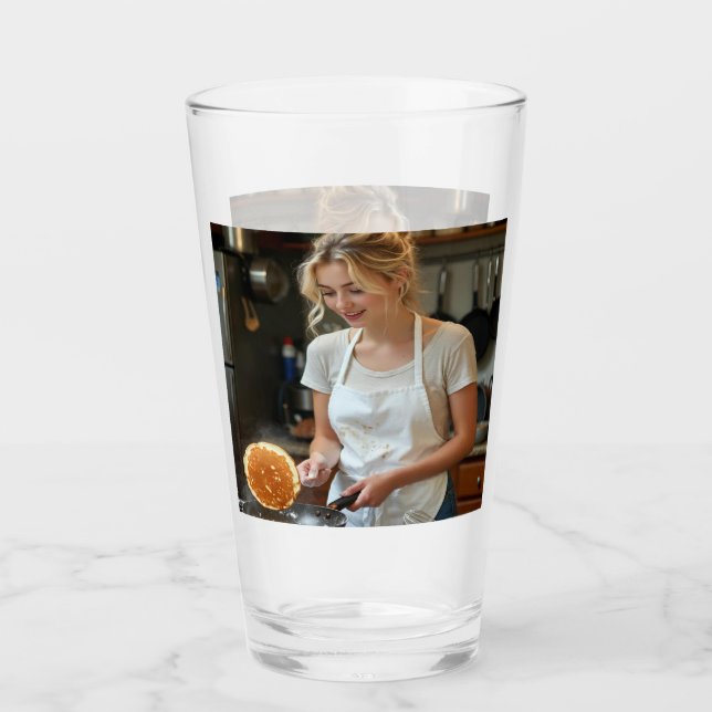 Verre Cooking Pancakes Photo Customize (Devant)