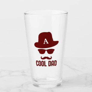 Verre Cool papa Meilleur DAD Jamais cool papa avec Monog