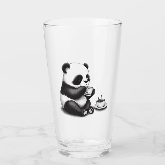 Verre Copo personalizado panda (Devant)