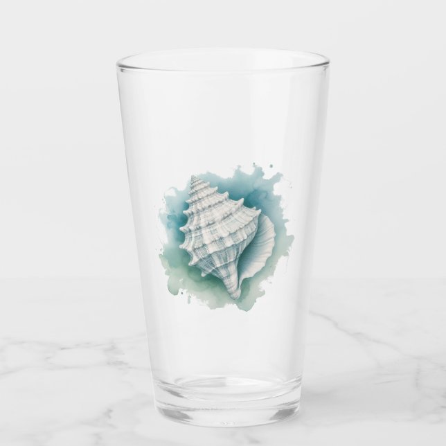 Verre Coquillage côtier/nautique (Devant)