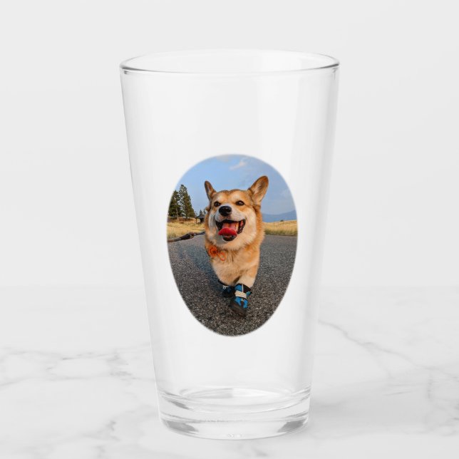 Verre Corgi avec chaussures (Devant)