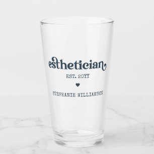 Verre Cosmetologue Esthéticien Personnalisé Beautician