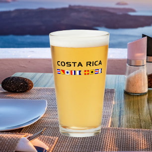 Verre Costa Rica Nautical Maritime Flags