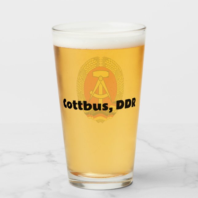 Verre Cottbus, Allemagne de l'Est (DDR, RDA) Ossi (Dos (rempli))