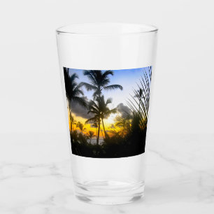 Verre Coucher de soleil tropical