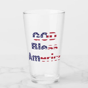 Verre - Coupe à célébration audacieuse "God Bless